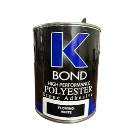 K-Bond High Performance Polyester White Flowing Stone Adhesive 1 Quart