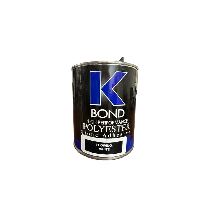 K-Bond High Performance Polyester White Flowing Stone Adhesive 1 Quart