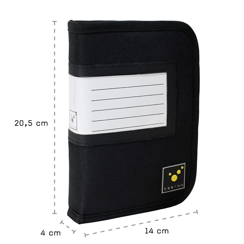 tee-uu KEYFRIEND Key Folder Black | Small | Compact |
