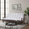 CirclesHome White Futon Mattress Toppers with Anti-Slip Anchors - Futon