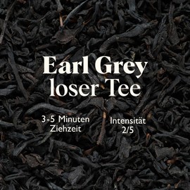 Twinings Ear Grey Black Tea Loose in Tea Tin Refined with Bergamot Aroma - World Renowned & Extremely Refreshing Black Tea from China (200 g)