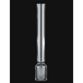B&P Lamp® 1 5/16 Inch by 8 1/2 Inch Kosmos #6 Style Clear Glass Lamp Chimney for Vintage and Antique Style Lamps