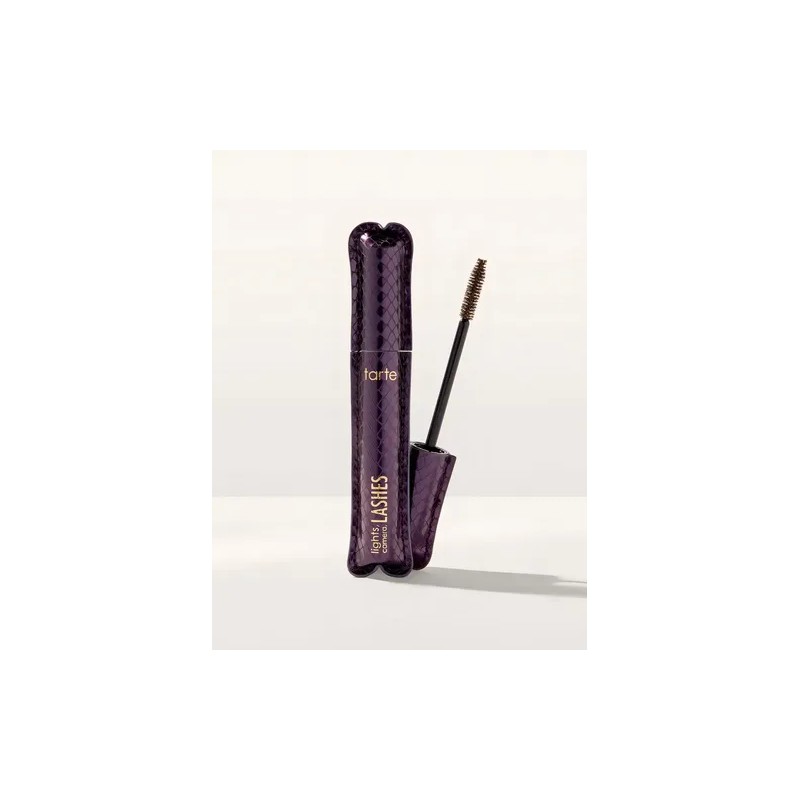Máscara de Pestañas Tarte Lights, Camera, Lashes Negro para Volúmen