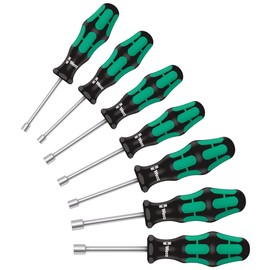 Wera 395 HO/7 SM Kraftform Hollow Shaft Nutspinner set, 7pc, 05029510001