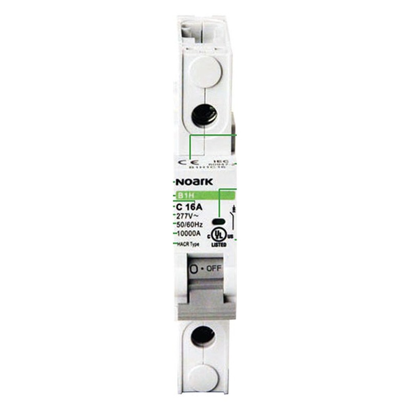 Noark Miniature Circuit Breakers, B1N UL 489, 1P, D Curve,