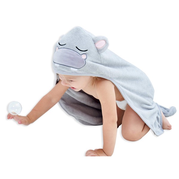 HIPHOP PANDA Hooded Towel - Rayon Made from Bamboo, Bath