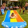 Outdoor Water Slide for Kids - Ultra-Wide 3-Lane PVC Slide