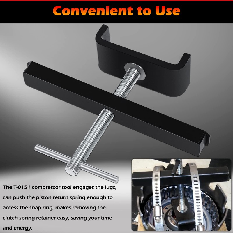 Bonbo T-0151 Rear Clutch Spring Compressor Transmission Tool - 4L60E