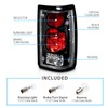AmeriLite Black Euro Tail Lights for 1986-1993 Mazda B2000 Seried