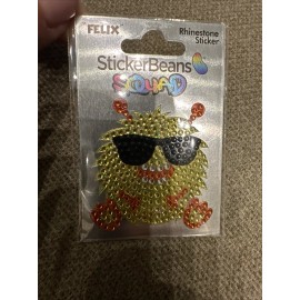 StickerBeans NEW StickerBeans Squad Felix (Yellow Alien With Sunglasses) 2” Sticker
