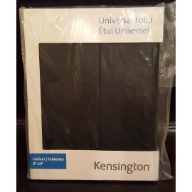 Kensington Universal Black Folio Folder Protective Cover For Tablet 9"-10"