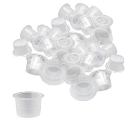 100Pcs Tattoo Ink Caps,Small Tattoo Cups,Tattoo Pigment Ink Cups,Disposable Tattoo Ink Caps Disposable Tattoo Ink Cups, Microblading Tattoo Ink Cups,Tattoo Pigment Caps,Tattoo Supplies (10mm)