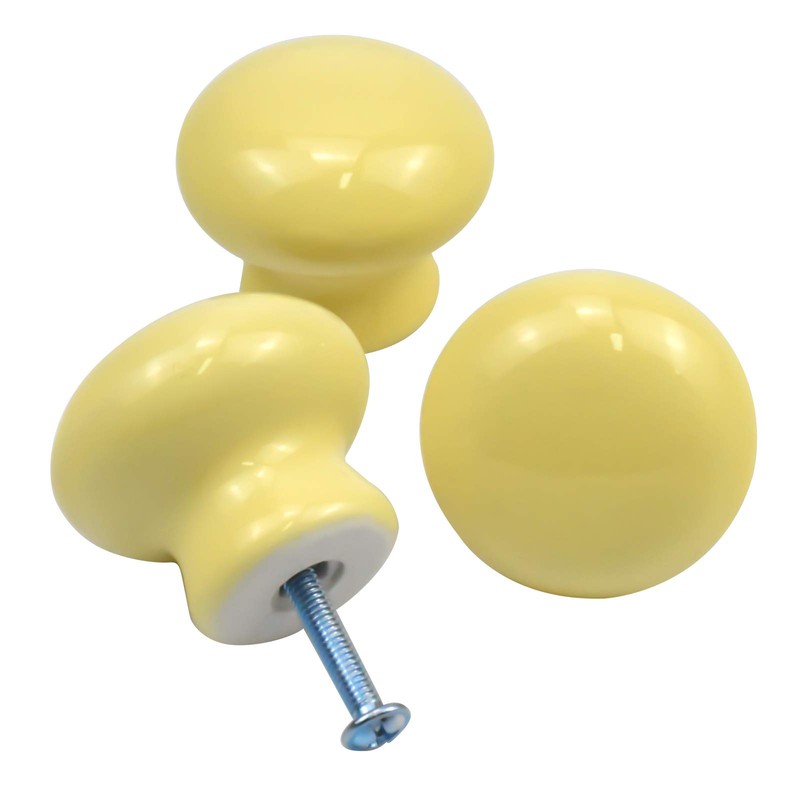 8 Pack Door Knobs for Kids, 35mm Round Cabinet Knobs,