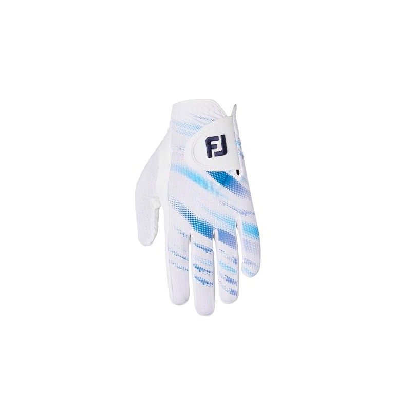 FootJoy Staycool EX Men's Golf Gloves, White/Navy, 8.7 inches (22