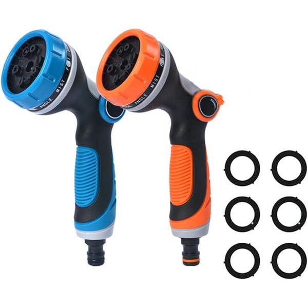 2 Pcs Garden Hose Nozzle Watering Hose Nozzles Hand Sprayer