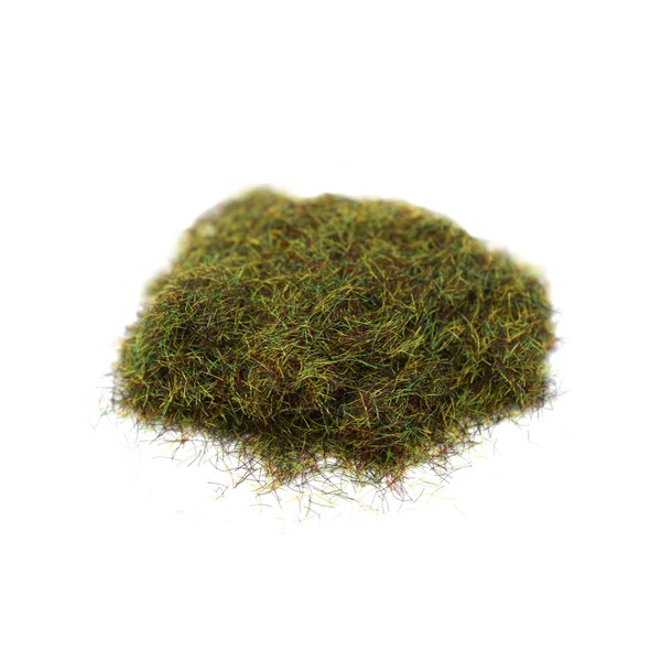Stonehaven Miniatures Static Grass, Warm Green - 2mm Length Fibers - Master Quality Base & Scenery Flock - Realistic Texture & Detail - for 28mm Scale Table Top War Game Miniatures - Made in USA