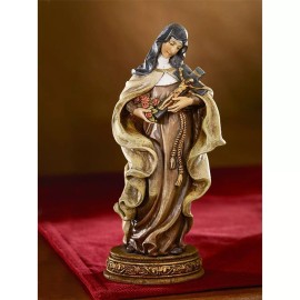 St. Theresa Statue, 6'' High Small Statues Saints (USUALLY SHIP IN 2 DAYS)