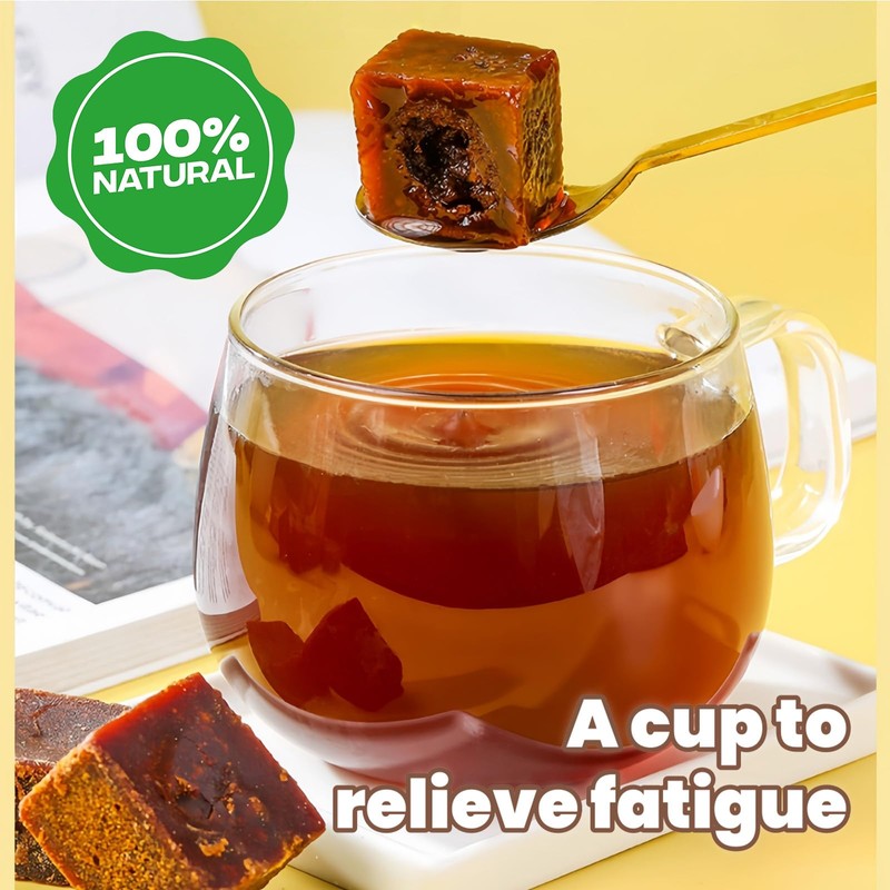 Brown Sugar Cubes, Deep Molasses Richness Raw Cane Demerara Sugar,
