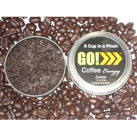 GO! Coarse Original 4 Tins Coffee Energy- Burn Fat- Coffee Chew- Coffee You Eat