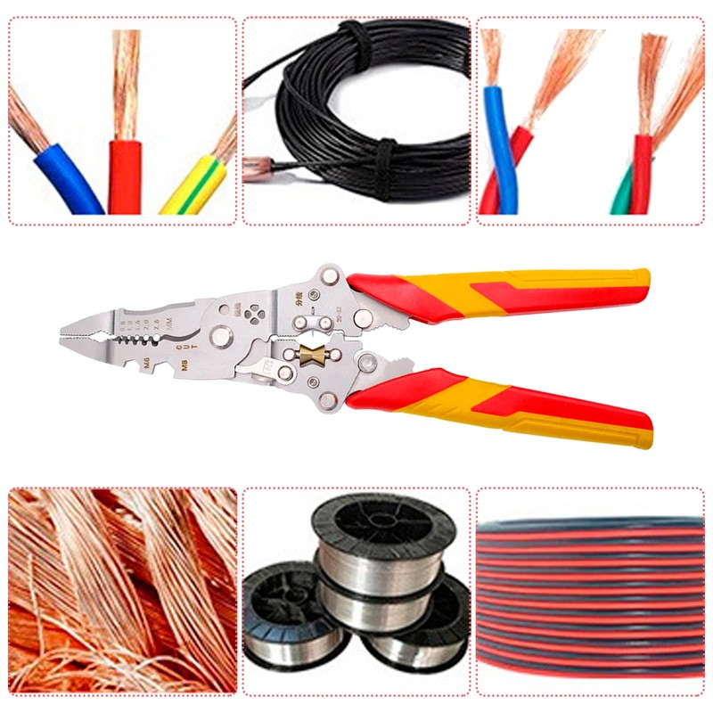 Wire Stripper - 9 in 1 Wire Stripping Tool Electrician