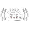 26PCS Full Set Interior Trim Kit Compatible with Jeep Wrangler