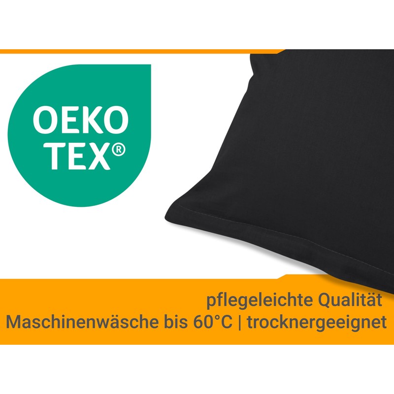 npluseins Renforcé Cushion Covers in Double Pack - 100% Cotton