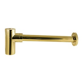 Kingston Brass DD8102 Trimscape 1-1/4" OD Round Siphon Bottle Trap, Polished Brass