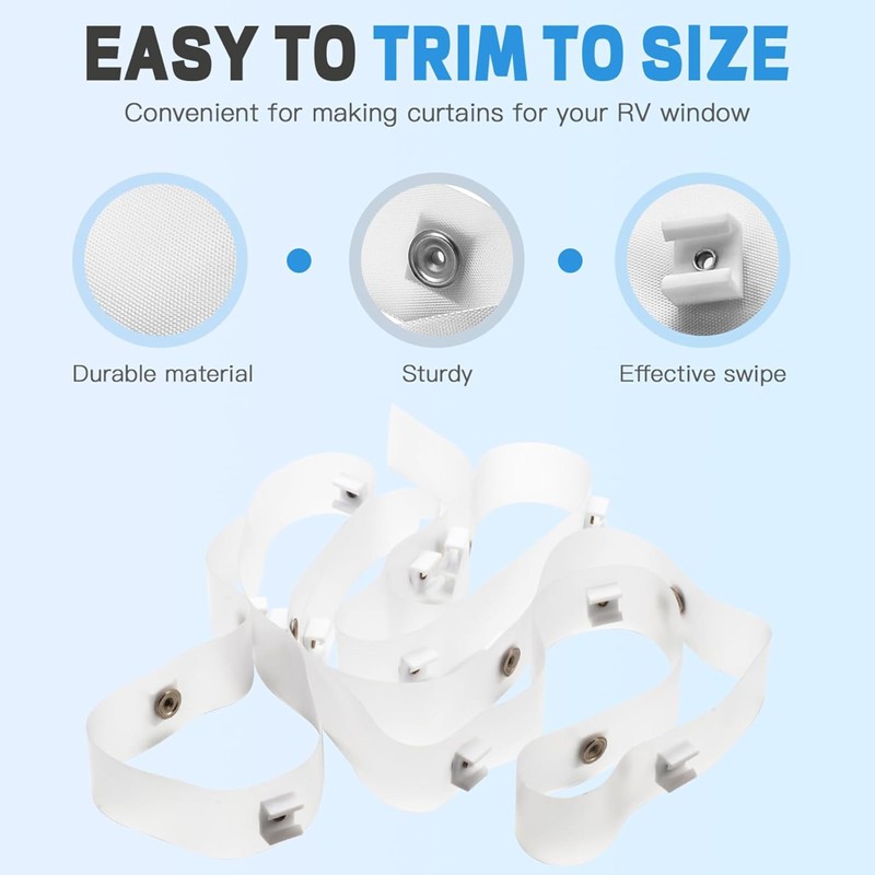 2 Pack RV Clear Glide Tape Set - 1/2 Inch