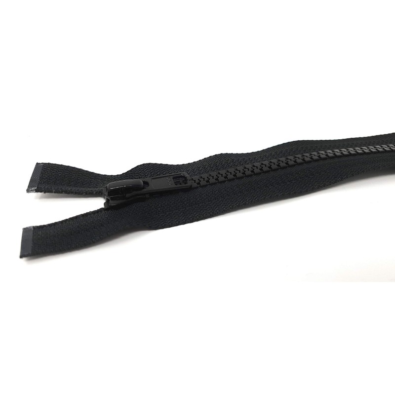 YKK Non-separable plastic zip with zip, black, 22 cm