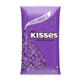 HERSHEY'S KISSES Milk Chocolate Candy Bulk Bag, 60 oz