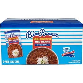 Blue Runner Creole Cream Style Red Beans (6-pack of 16-ounce cans)