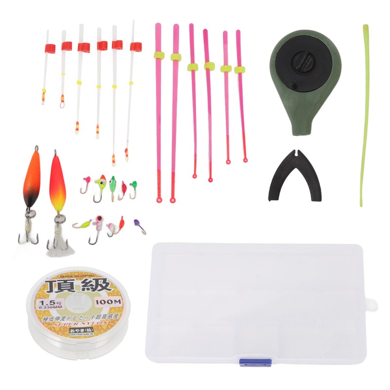 Mini Ice Fishing Rod Reel Combo Portable Ice Fishing Pole