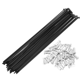 BULLSPANN 1 Set 14G 285 mm Length Bicycle Spoke with 14G 12 mm Length Nipples