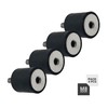 DOJA INDUSTRIAL Air Conditioning Rubber Buffer M8 Thread Internal Thread