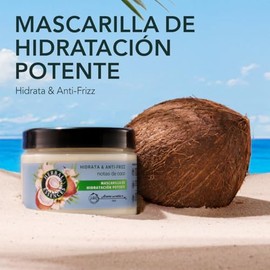 HERBAL ESSENCES, Mascarilla Capilar Hidratación Potente & Anti-Frizz, con notas de Coco 300 ml