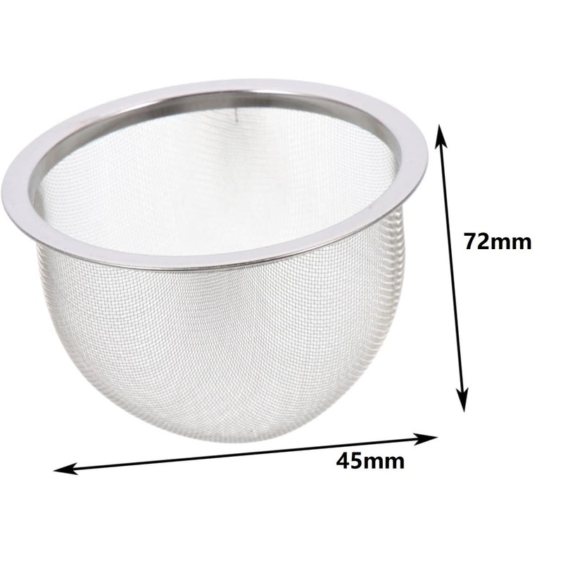 4pcs Teapot Strainer Stainless Steel Teapot Metal Mesh Tea Filter