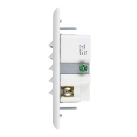 Eaton 7739W 15-Amp 120-Volt LED Steplight with Vertical and Horizontal Louvered Wall plates, White