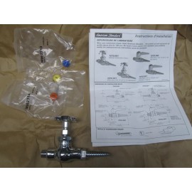 American Standard Chicago Faucet Air, Gas, Vacuum Valve Chrome Laboratory Nos