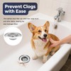 3-Pack,Bathtub Sink Strainer, Stainless Steel Shower Drain Hair Catcher, Bathroom