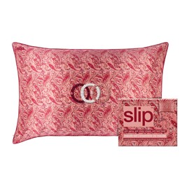 Slip Maude Queen Pure Silk Pillow Case with Silk Scrunchies Set - 100% Pure 22 Momme Mulberry Silk - Queen Size Standard Pillow Case & Scrunchies