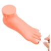 Healeved Nail Art Practice Foot Model Manicure Training Aid Short