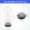 Replacement Blender Cup with Lid for Ninja Blast Portable Blender