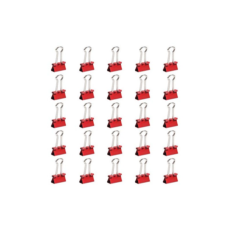 JAM Paper® - pequeño Color Clips carpeta de 19 mm