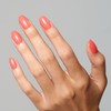 GLAMERMAID Press on Nails Oval,Reddish Orange Medium False Nails with