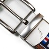 Nautica Men's Reversible Belt, Flag Pattern-Cognac, 38"