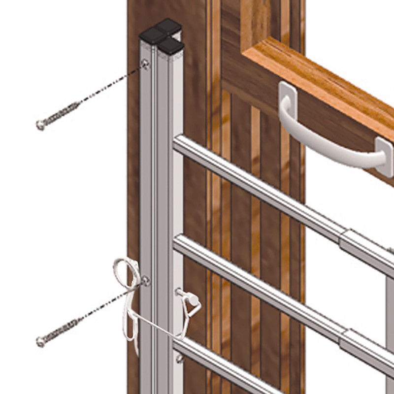 Prime-Line S 4763 Fixed Window Guard – 4-Bar Window Guard