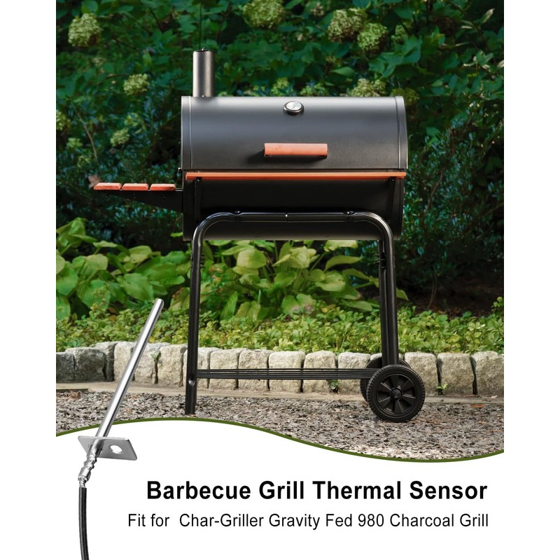 Heat Sensor RTD Temperature Probe Part Fit for Char-Griller Gravity