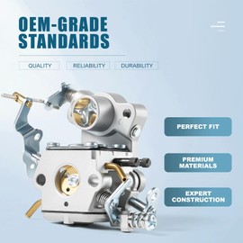 Carburetor Compatible with Poulan Pro P3314 PP3816 PP4218 PP3416 PPB3416 PP3516 PP4018 SM4218AV Gas Chainsaw Carb Replace 545070601 C1M-W26C with 530057925 Air Filter