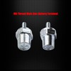 Ampper M6 Thread Male Zinc Battery Terminal Charging Posts, M6