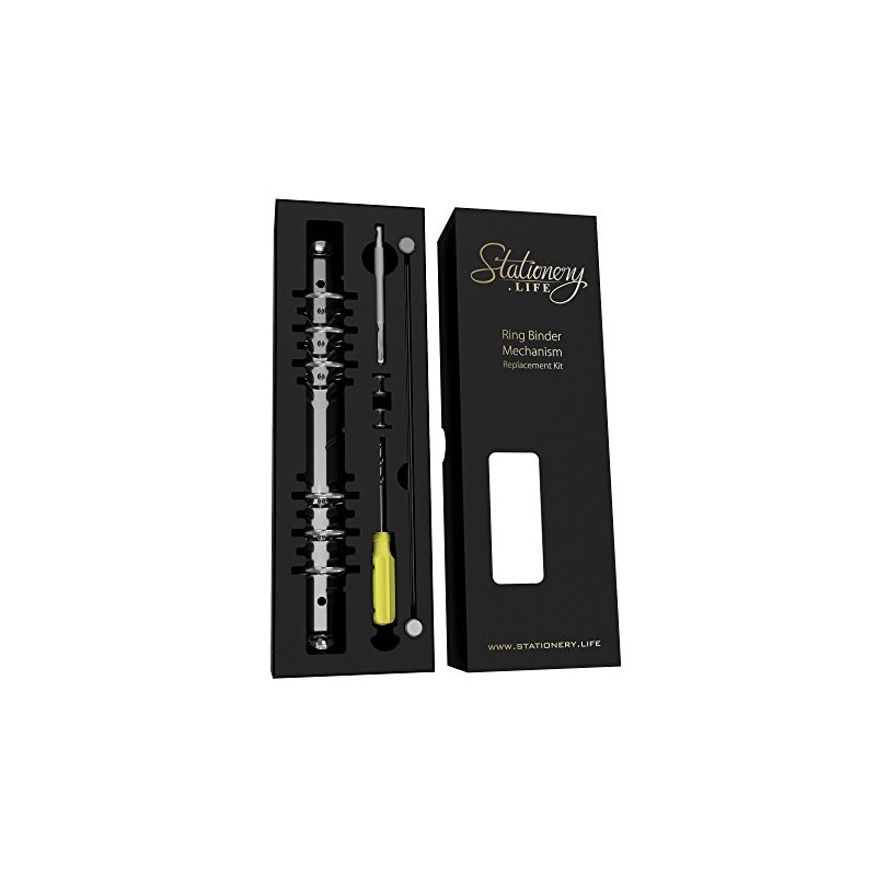 Stationery.Life Ring Binder Mechanism Replacement Kit for Personal Organizers Planners